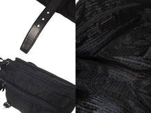 画像をギャラリービューアに読み込む, PRADA プラダ ショルダーバッグ テスート イタリア製 ナイロン レザー ブラック シルバー金具 美品 中古 4c074444