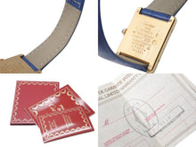 Load image into Gallery viewer, Cartier カルティエ Must Tank SM マストタンクSM 腕時計 ヴェルメイユ ゴールド 美品 中古 4c074467