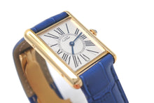 Load image into Gallery viewer, Cartier カルティエ Must Tank SM マストタンクSM 腕時計 ヴェルメイユ ゴールド 美品 中古 4c074467