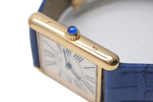 Load image into Gallery viewer, Cartier カルティエ Must Tank SM マストタンクSM 腕時計 ヴェルメイユ ゴールド 美品 中古 4c074467
