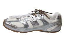 画像をギャラリービューアに読み込む, 新品未使用 MIUMIU ミュウミュウ NewBalance ニューバランス 530 SL Silver Pack レザー メッシュ シルバー ブラウン サイズ43 中古 4c074506