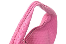 画像をギャラリービューアに読み込む, 極美品 BOTTEGA VENETA ボッテガ ヴェネタ イントレチャート ホーボーバッグ ワンショルダーバッグ レザー ピンク 中古 4c074534