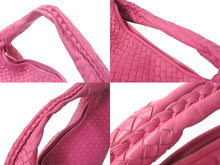 画像をギャラリービューアに読み込む, 極美品 BOTTEGA VENETA ボッテガ ヴェネタ イントレチャート ホーボーバッグ ワンショルダーバッグ レザー ピンク 中古 4c074534
