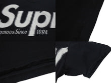 画像をギャラリービューアに読み込む, Supreme シュプリーム 21SS Intarsia Spellout インターシャ スペルアウト Tシャツ ブラック コットン サイズM 美品 中古 4c074551