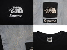 画像をギャラリービューアに読み込む, SUPREME シュプリーム THE NORTH FACE ザノースフェイス 22SS 半袖Tシャツ バンダナ コットン ブラック サイズL 美品 中古 4c074555