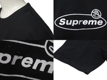 画像をギャラリービューアに読み込む, Supreme シュプリーム 半袖Ｔシャツ WARNING LOGO PRINT TEE 22FW ブラック コットン サイズ L 美品 中古 4c074557