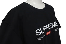 画像をギャラリービューアに読み込む, Supreme シュプリーム 半袖 プリントＴシャツ Est.1994 TEE 21FW ブラック コットン サイズ M 美品 中古 4c074559
