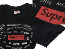 画像をギャラリービューアに読み込む, Supreme シュプリーム 半袖Ｔシャツ SPIRAL PRINT TEE スパイラルプリントTシャツ 21SS ブラック コットン M 美品 中古 4c074561