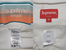 画像をギャラリービューアに読み込む, Supreme シュプリーム 長袖Ｔシャツ SHADOW STRIPE シャドウ ストライプ 18SS ホワイト コットン M 美品 中古 4c074572