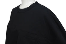 画像をギャラリービューアに読み込む, Sacai サカイ 半袖Ｔシャツ リップストップパネル Tシャツ ブラック コットン ポリエステル 3 24-03473M 美品 中古 4c074573