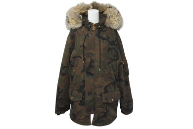 LOUIS VUITTON ルイヴィトン SUPREME 17AW LVジャガードデニム N-3B コート サイズ48 HDK90EDSQ サイズ48 美品 中古 4c074601