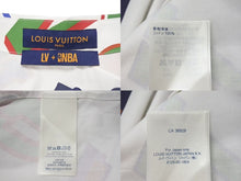 画像をギャラリービューアに読み込む, 極美品 LOUIS VUITTON ルイヴィトン NBA バスケットボール レターオーバーシャツ RM212M ES9 HLS01W サイズL 21SS 中古 4c074606