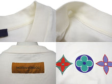 画像をギャラリービューアに読み込む, LOUIS VUITTON ルイヴィトン プリント ホワイト マルチカラー Tシャツ RM202M NPG HJY01W 良品 中古 4c074616