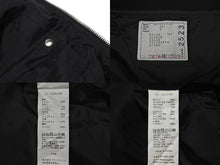 画像をギャラリービューアに読み込む, 極美品 sacai サカイ MA-1 ジャケット 21-02523M サイズ3 ブラック ナイロン 切り返しデザイン 21SS 中古 4c074758