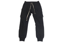 画像をギャラリービューアに読み込む, RICK 0WENS リックオウエンス CARGO JOG PANTS カーゴジョグパンツ ブラック コットン RU19F4396-BA 美品 中古 4c074792