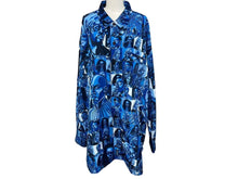 Load image into Gallery viewer, 極美品 PellePelle Marc Buchanan ペレペレ マークブキャナン Button up shirt ボタンアップシャツ ブルー XL 中古 4c075099