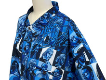 Load image into Gallery viewer, 極美品 PellePelle Marc Buchanan ペレペレ マークブキャナン Button up shirt ボタンアップシャツ ブルー XL 中古 4c075099