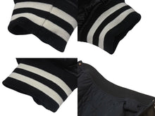 画像をギャラリービューアに読み込む, A BATHING APE アベイシングエイプ ベイプロゴ リバーシブルジャケット 2XL 001GD1201001H 黒 ネイビー 美品 中古 4c075103