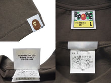 画像をギャラリービューアに読み込む, A Bathing Ape アベイシングエイプ Cotton Bape Camp Tee コットン ベイプ キャンプ Tシャツ ブラウン 美品 中古 4c075106