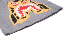 画像をギャラリービューアに読み込む, A BATHING APE アベイシングエイプ Tiger shark beanie タイガーシャークビーニー グレー/オレンジ 美品 中古 4c075107