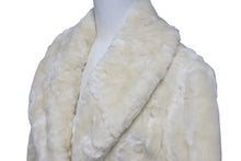 画像をギャラリービューアに読み込む, 極美品 MIUMIU ミュウミュウ ファーコート ジャケット アセテート コットン ポリエステル ビスコース ホワイト サイズ40 中古 4c075109