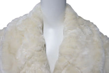画像をギャラリービューアに読み込む, 極美品 MIUMIU ミュウミュウ ファーコート ジャケット アセテート コットン ポリエステル ビスコース ホワイト サイズ40 中古 4c075109