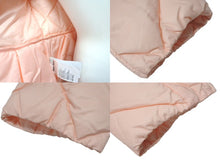 画像をギャラリービューアに読み込む, 極美品 MIUMIU ミュウミュウ 14AW キルティング ダウンコート ピンク フーディ― ナイロン MS1025 アウター ロゴ サイズ38 中古 4c075115