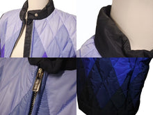 画像をギャラリービューアに読み込む, MIUMIU ミュウミュウ ダウンジャケット AMM1 2014 1348 ML348 R142 1IGV ブラック ネイビー 美品 中古 4c075116