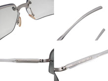 画像をギャラリービューアに読み込む, 極美品 PRADA プラダ サングラス SPR 71C 2AC-7N1 クリア シルバー プラスチック メタル ロゴ グラデーション 中古 4c075127