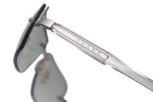 画像をギャラリービューアに読み込む, 極美品 PRADA プラダ サングラス SPR 71C 2AC-7N1 クリア シルバー プラスチック メタル ロゴ グラデーション 中古 4c075127