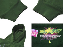 画像をギャラリービューアに読み込む, 新品同様 SP5DER スパイダー Web Hoodie ウェブ フーディー パーカー 23SS サイズL Young Thug プリント グリーン 中古 4c075161