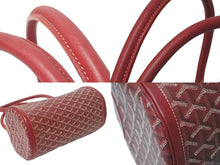 画像をギャラリービューアに読み込む, 極美品 GOYARD ゴヤール KIOS キオス PM 限定品 ゴヤールディンキャンバス レッド シルバー金具 中古 4c075230