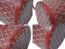 画像をギャラリービューアに読み込む, 極美品 GOYARD ゴヤール KIOS キオス PM 限定品 ゴヤールディンキャンバス レッド シルバー金具 中古 4c075230
