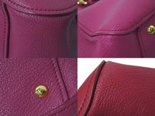 画像をギャラリービューアに読み込む, 極美品 MIUMIU ミュウミュウ Mandras マンドラス 2WAYS ハンドバッグ ピンク レザー RL0058 ゴールド金具 中古 4c075377