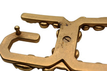 画像をギャラリービューアに読み込む, DOLCE&amp;GABBANA ドルチェアンドガッバーナ ベルト D&amp;G ロゴバックル レッド レザー ゴールド金具 美品 中古 4c075431