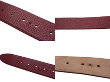 画像をギャラリービューアに読み込む, DOLCE&amp;GABBANA ドルチェアンドガッバーナ ベルト D&amp;G ロゴバックル レッド レザー ゴールド金具 美品 中古 4c075431