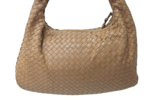 画像をギャラリービューアに読み込む, BOTTEGA VENETA ボッテガ ヴェネタ イントレチャート ホーボーバッグ ワンショルダーバッグ レザー ベージュ 115653 美品 中古 4c075457