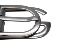 画像をギャラリービューアに読み込む, 極美品 DOLCE&amp;GABBANA ドルチェアンドガッバーナ ベルト D&amp;G ロゴバックル シルバー レザー BE0289 中古 4c075463