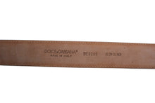 画像をギャラリービューアに読み込む, 極美品 DOLCE&amp;GABBANA ドルチェアンドガッバーナ ベルト D&amp;G ロゴバックル シルバー レザー BE0289 中古 4c075463