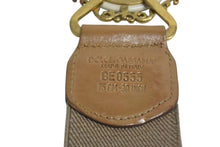 画像をギャラリービューアに読み込む, DOLCE&amp;GABBANA ドルチェアンドガッバーナ ヘリテージベルト ブラウン ラバー レザー レディースコレクション 美品 中古 4c075464