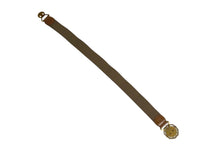 画像をギャラリービューアに読み込む, DOLCE&amp;GABBANA ドルチェアンドガッバーナ ヘリテージベルト ブラウン ラバー レザー レディースコレクション 美品 中古 4c075464