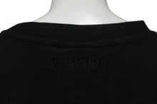 画像をギャラリービューアに読み込む, 極美品 VETEMENTS ヴェトモン 21SS Anarchy Gothic Logo 半袖Ｔシャツ ブラック コットン サイズS UE51TR640B 中古 4c075506