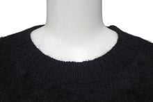 画像をギャラリービューアに読み込む, 極美品 OFF WHITE オフホワイト バックアロー モヘアウールニット セーター ブラック サイズS 中古 OMHA036F17650004 4c075511