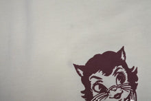 画像をギャラリービューアに読み込む, MIU MIU ミュウミュウ 22SS クロップドリンガー 半袖Tシャツ コットン ワインレッド イエロー サイズXS 美品 中古 4c075524