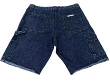 画像をギャラリービューアに読み込む, 新品未使用 CHROME HEARTS クロムハーツ デニム ハーフパンツ サイズ36 シルバー925 コットン 中古 4c075555