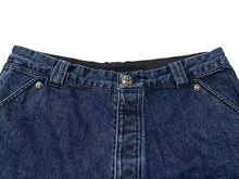 画像をギャラリービューアに読み込む, 新品未使用 CHROME HEARTS クロムハーツ デニム ハーフパンツ サイズ36 シルバー925 コットン 中古 4c075555