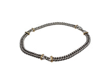 画像をギャラリービューアに読み込む, 極美品 TIFFANY&amp;Co. ティファニー ヴィンテージ 喜平 コンビネックレス 重量約102.4g 全長約41.5cm 18K シルバー 925 中古 4c075575