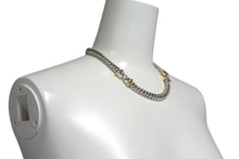 画像をギャラリービューアに読み込む, 極美品 TIFFANY&amp;Co. ティファニー ヴィンテージ 喜平 コンビネックレス 重量約102.4g 全長約41.5cm 18K シルバー 925 中古 4c075575