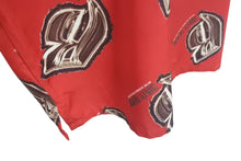 画像をギャラリービューアに読み込む, 極美品 Ruff Ryders ラフライダー 半袖シャツ 総柄シャツ 51437 KOREA製 ポリエステル レッド 中古 4c075585