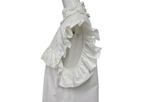 Load image into Gallery viewer, JIL SANDER ジルサンダー ノースリーブフリルシャツ J01NC0101 J45002 イタリア製 コットン ホワイト サイズ34 美品 中古 4c075590